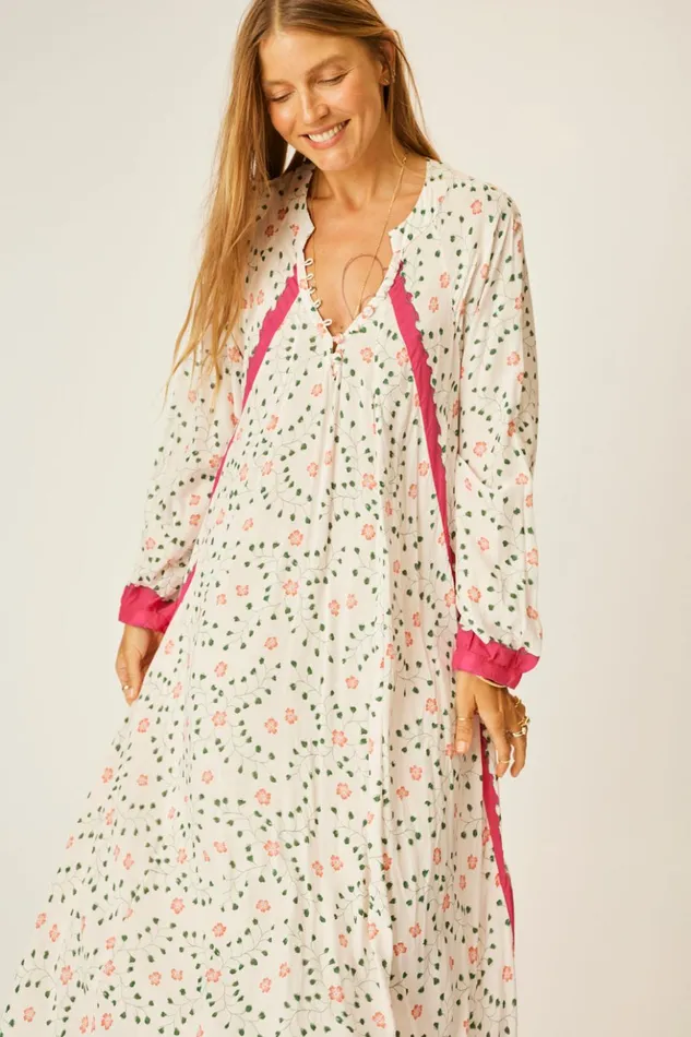 Fiore Maxi Pinwheel Cotton Women Natalie Martin Dresses