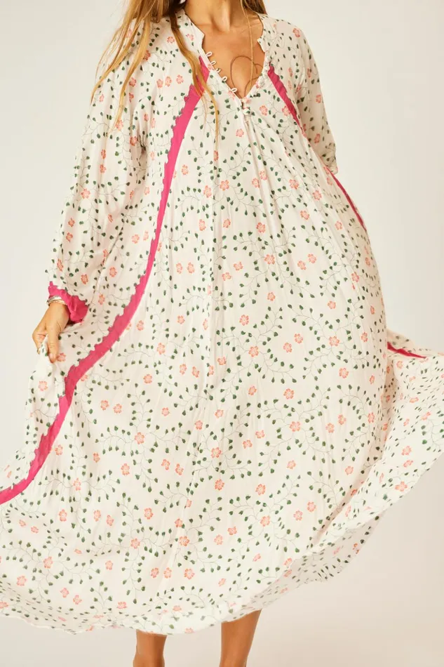 Fiore Maxi Pinwheel Cotton Women Natalie Martin Dresses
