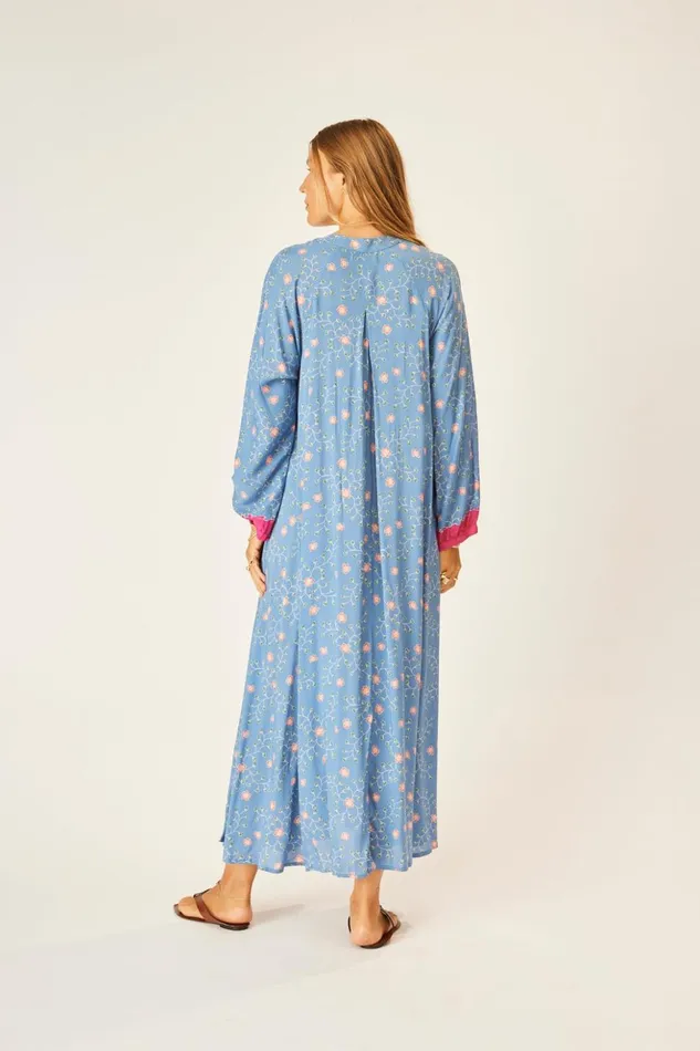 Fiore Maxi Pinwheel Denim Women Natalie Martin Dresses