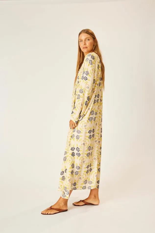 Fiore Maxi Prairie Indigo Women Natalie Martin Dresses