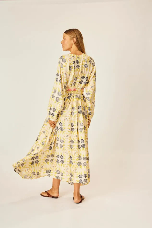 Fiore Maxi Prairie Indigo Women Natalie Martin Dresses