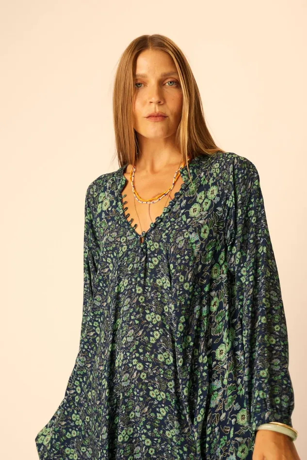 Fiore Short Dress Petite Fleur Marine Women Natalie Martin Dresses
