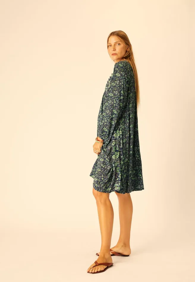 Fiore Short Dress Petite Fleur Marine Women Natalie Martin Dresses