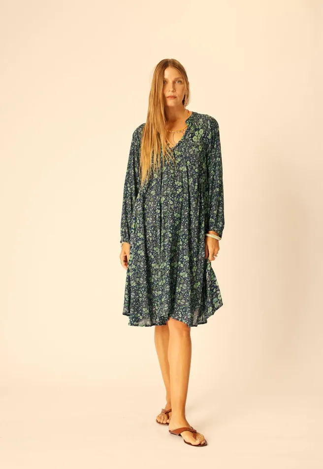 Fiore Short Dress Petite Fleur Marine Women Natalie Martin Dresses
