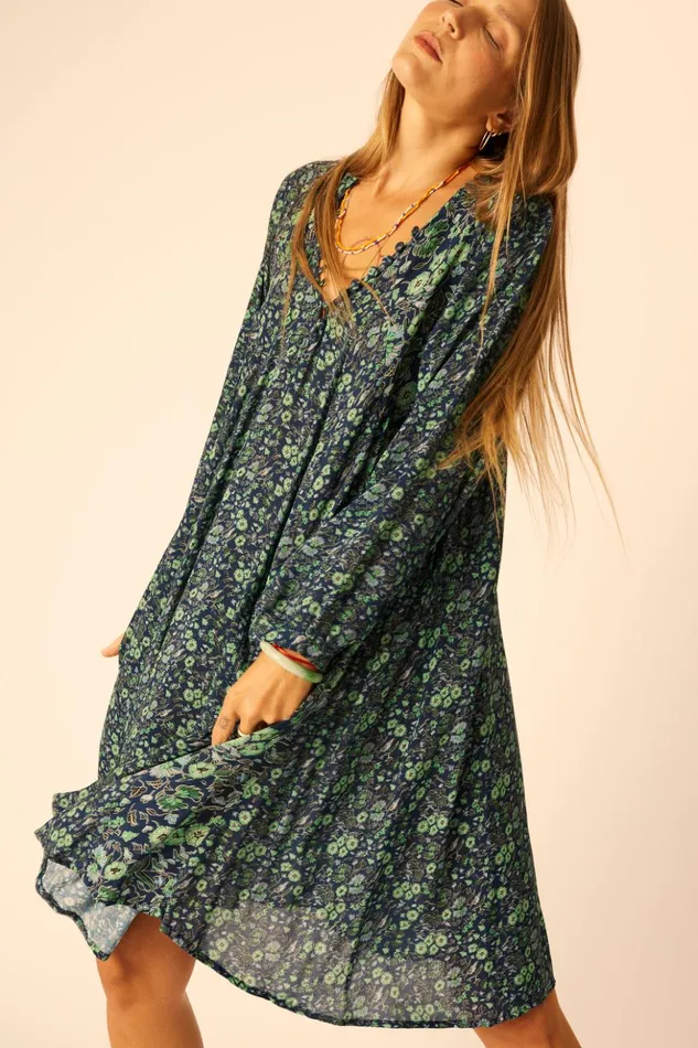 Fiore Short Dress Petite Fleur Marine Women Natalie Martin Dresses