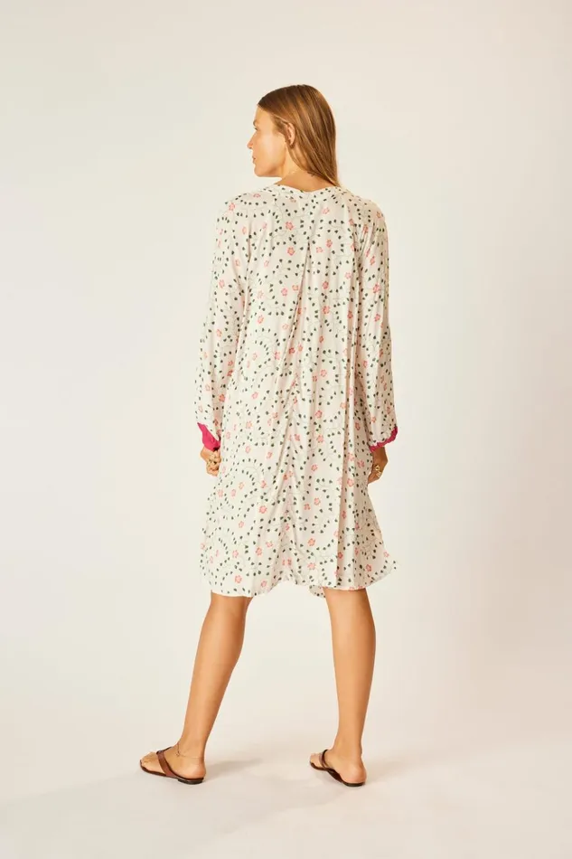Fiore Short Dress Pinwheel Cotton Women Natalie Martin Dresses