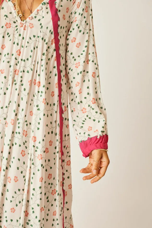 Fiore Short Dress Pinwheel Cotton Women Natalie Martin Dresses