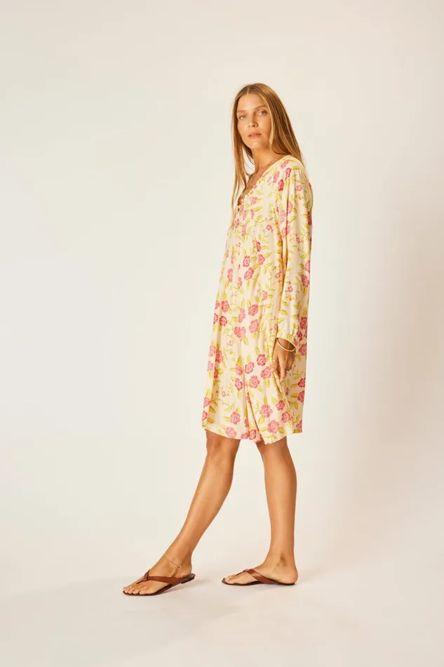 Fiore Short Dress Prairie Dusty Crimson Women Natalie Martin Dresses