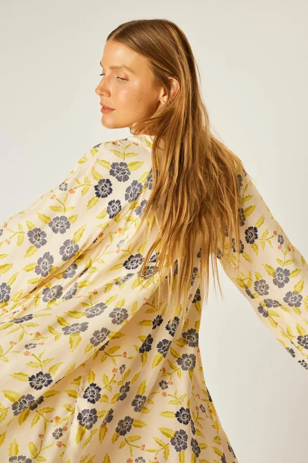 Fiore Short Dress Prairie Indigo Women Natalie Martin Dresses