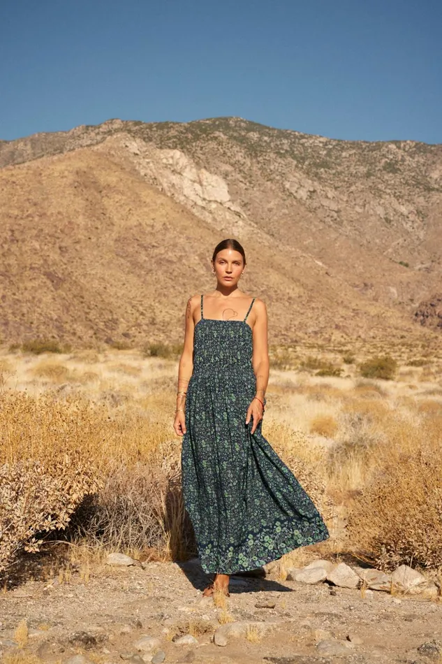 Gina Maxi Petite Fleur Marine Women Natalie Martin Dresses