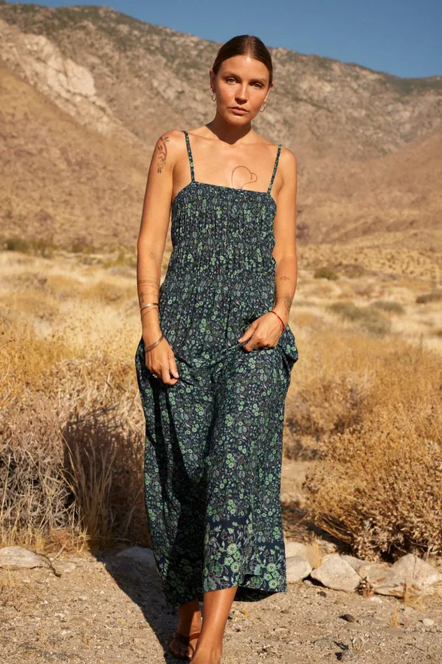 Gina Maxi Petite Fleur Marine Women Natalie Martin Dresses