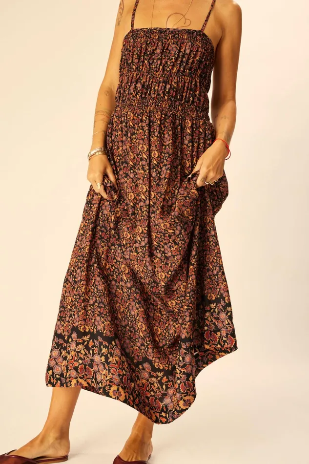 Gina Maxi Petite Fleur Noire Women Natalie Martin Dresses