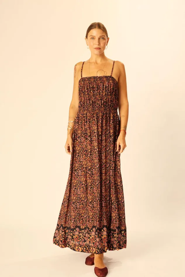 Gina Maxi Petite Fleur Noire Women Natalie Martin Dresses