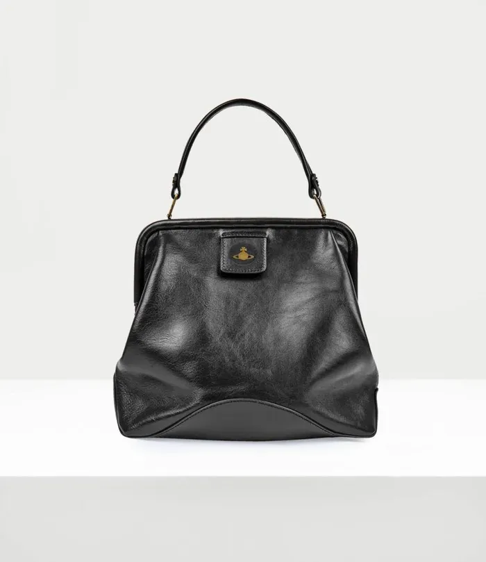 Handbags Women Vivienne Westwood Abbey Frame Handbag In Black