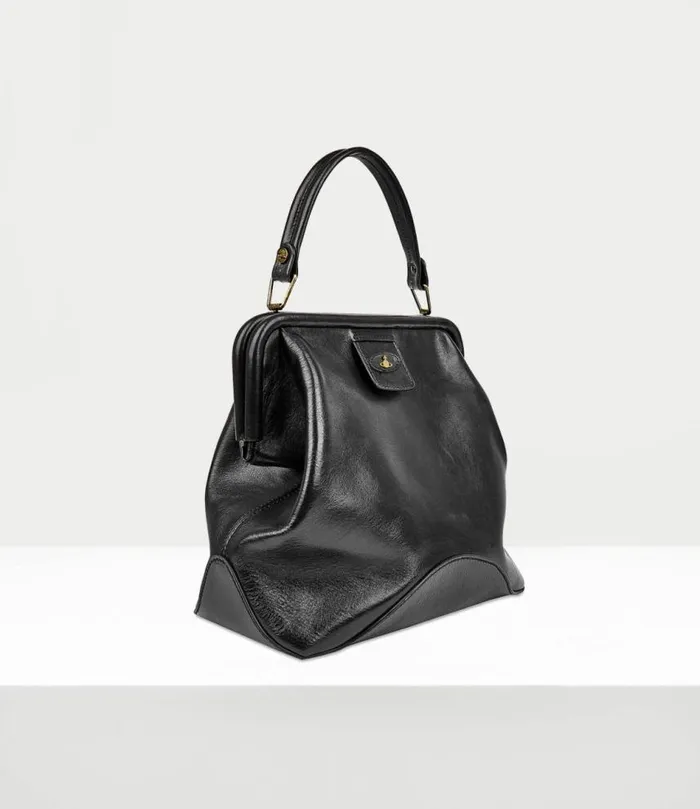 Handbags Women Vivienne Westwood Abbey Frame Handbag In Black