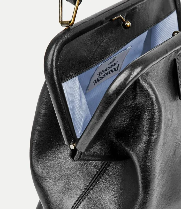 Handbags Women Vivienne Westwood Abbey Frame Handbag In Black