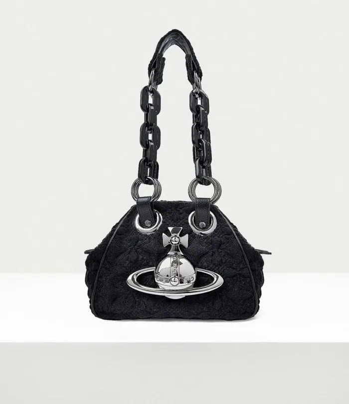 Handbags Women Vivienne Westwood Archive Chain Handbag In Black