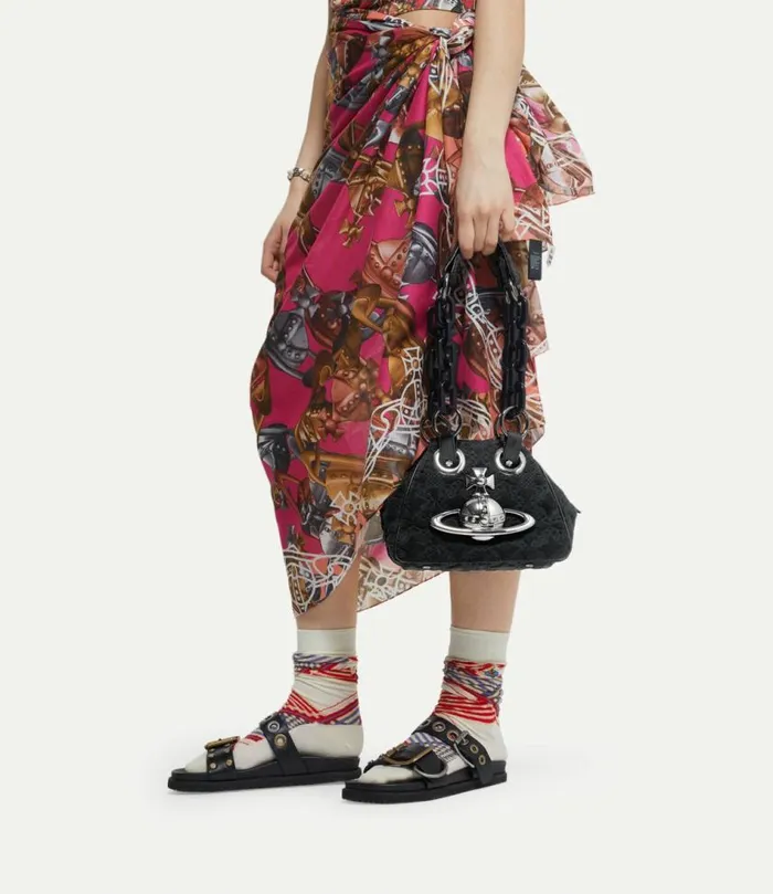Handbags Women Vivienne Westwood Archive Chain Handbag In Black