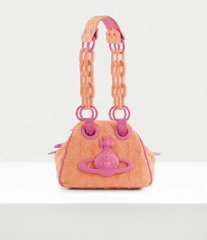 Handbags Women Vivienne Westwood Archive Chain Handbag In Peach