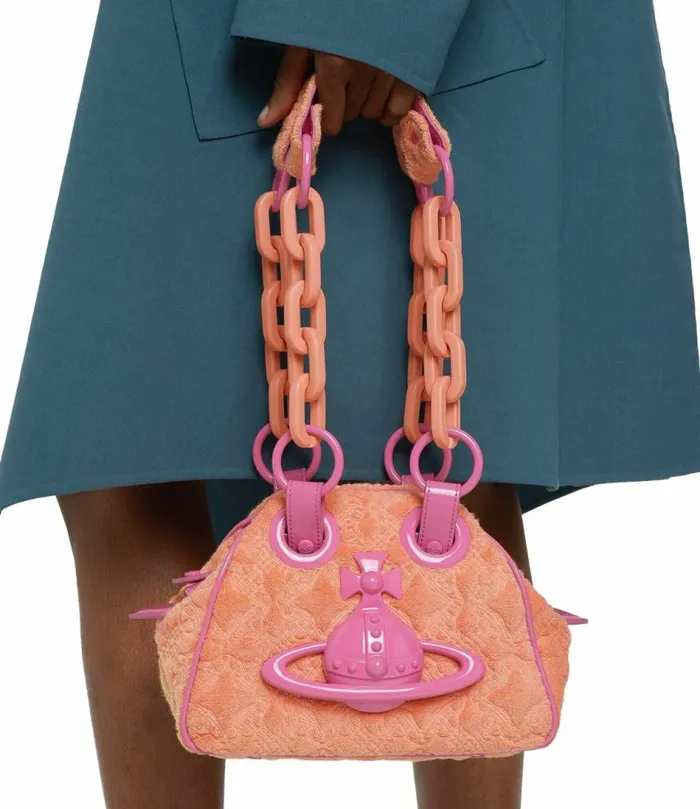 Handbags Women Vivienne Westwood Archive Chain Handbag In Peach