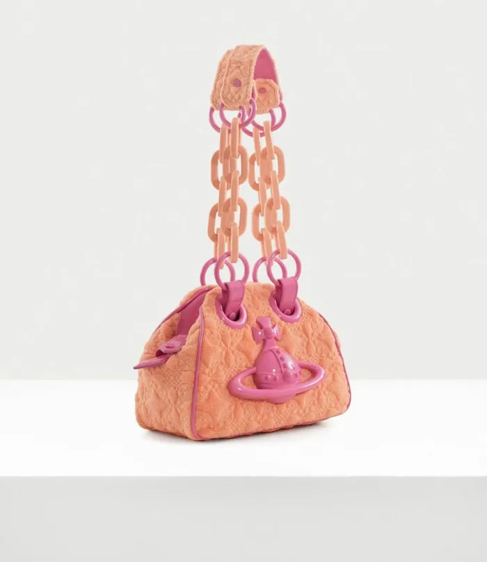 Handbags Women Vivienne Westwood Archive Chain Handbag In Peach