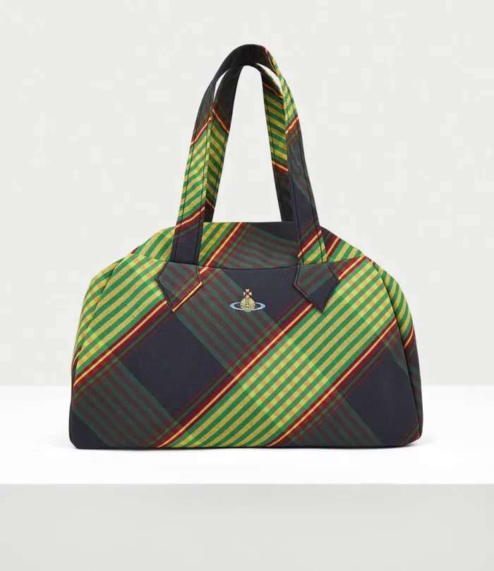 Handbags Women Vivienne Westwood Archive Large Yasmine Bag In CombatTartan