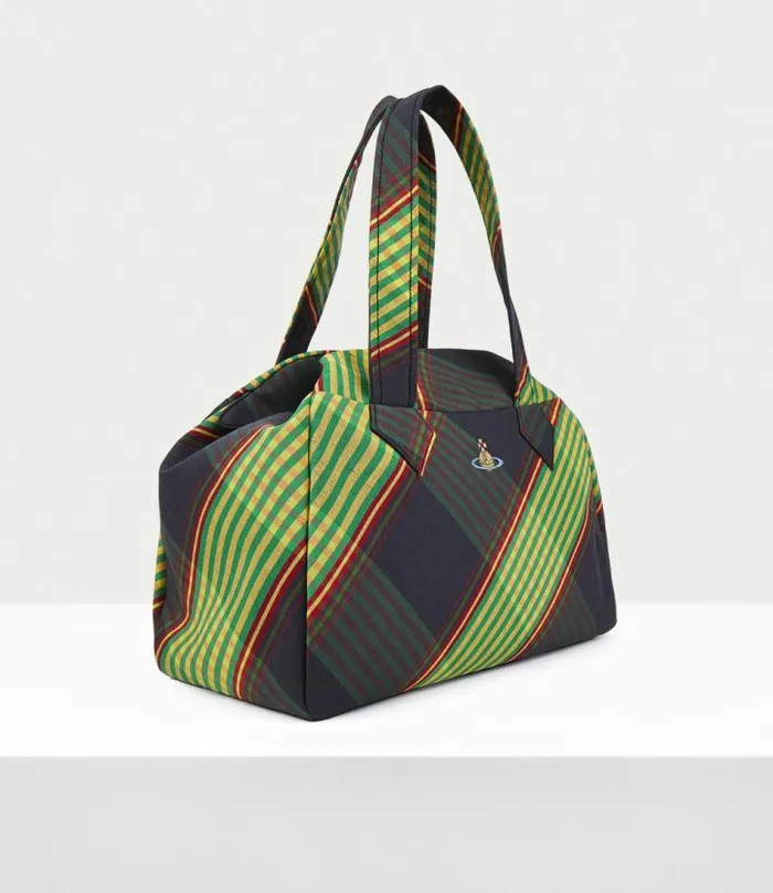 Handbags Women Vivienne Westwood Archive Large Yasmine Bag In CombatTartan