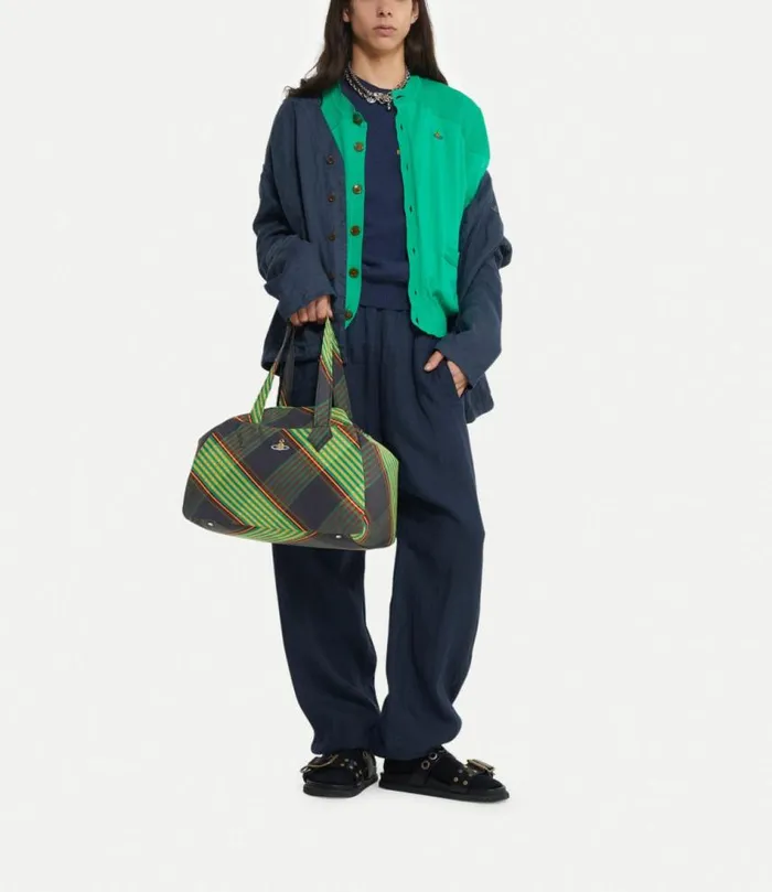 Handbags Women Vivienne Westwood Archive Large Yasmine Bag In CombatTartan