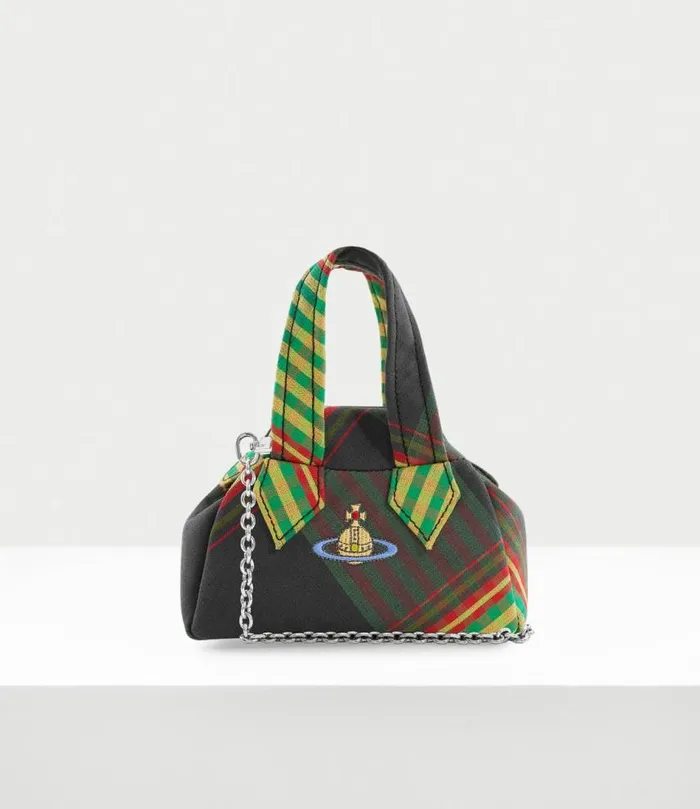 Handbags Women Vivienne Westwood Archive Mini Yasmine Bag In CombatTartan
