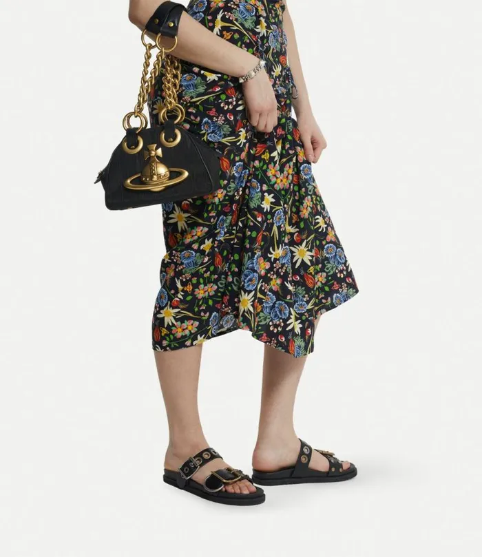Handbags Women Vivienne Westwood Archive Orb Chain Handbag In Black