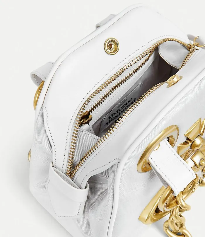 Handbags Women Vivienne Westwood Archive Orb Chain Handbag In Cream