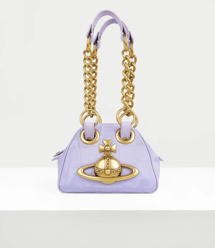 Handbags Women Vivienne Westwood Archive Orb Chain Handbag In Lilac