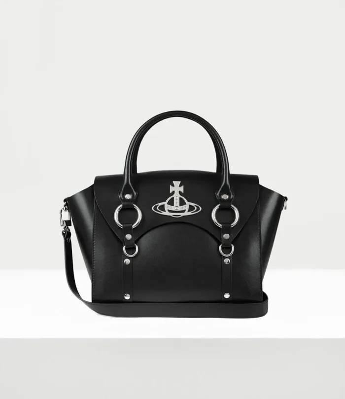 Handbags Women Vivienne Westwood Betty Medium Handbag In Black