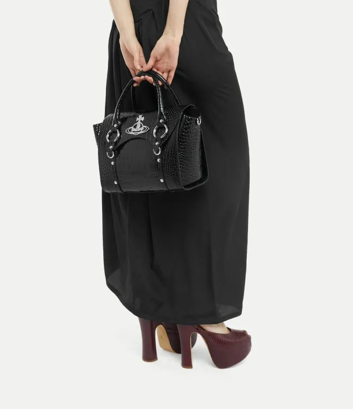 Handbags Women Vivienne Westwood Betty Medium Handbag In Black