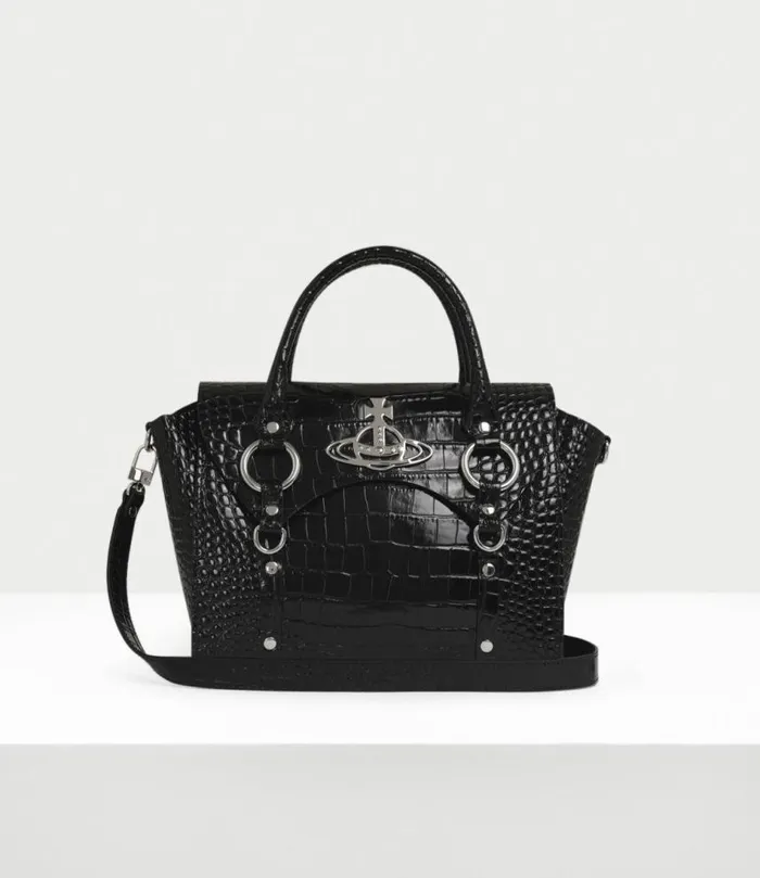 Handbags Women Vivienne Westwood Betty Medium Handbag In Black