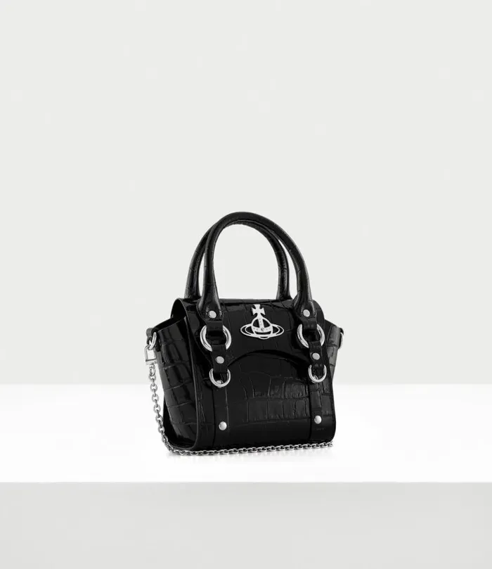 Handbags Women Vivienne Westwood Betty Mini Handbag In Black