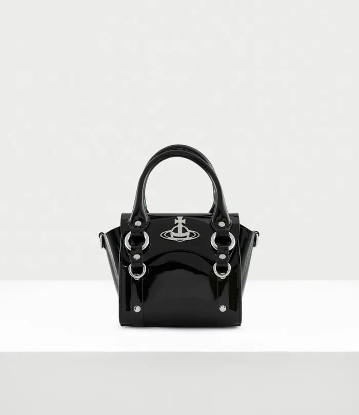Handbags Women Vivienne Westwood Betty Mini Handbag With Chain In Black