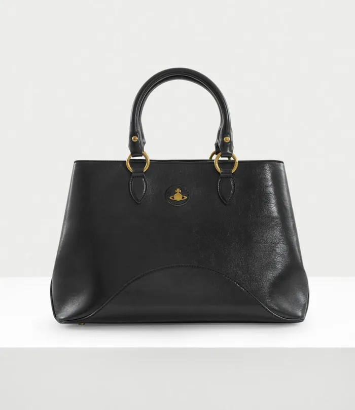 Handbags Women Vivienne Westwood Britney Medium Handbag In Black