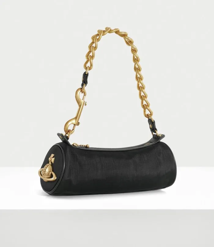 Handbags Women Vivienne Westwood Cylinder Cindy Bag In Black