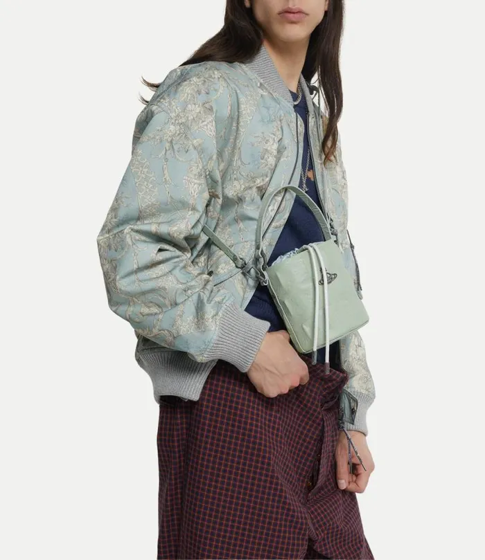Handbags Women Vivienne Westwood Daisy Drawstring Bucket Bag In SageGreen