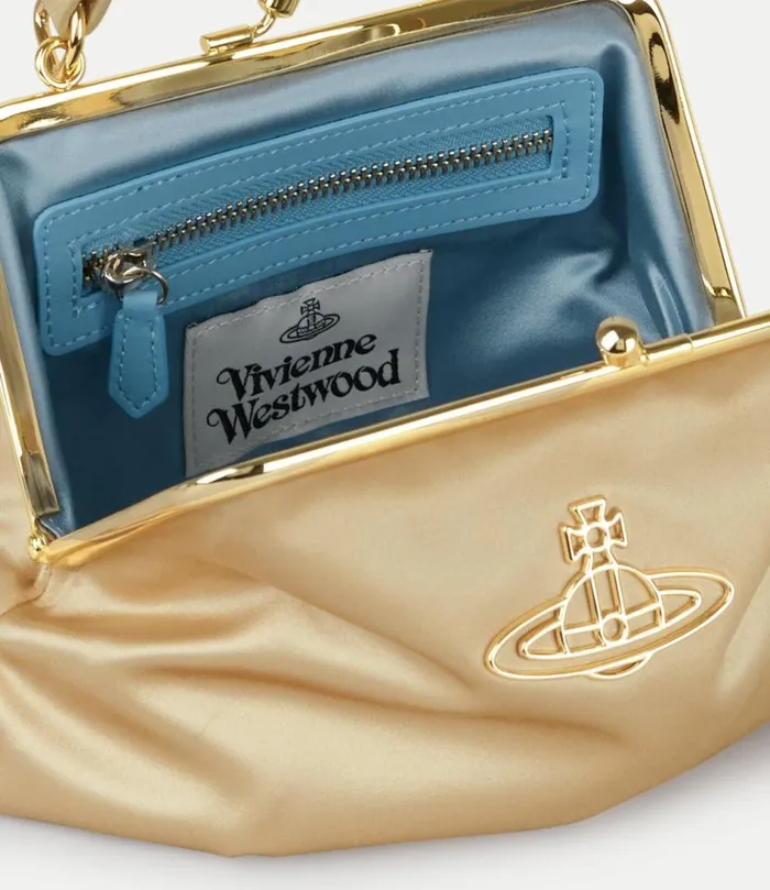 Handbags Women Vivienne Westwood Granny Frame Purse In 023GoldGoldHardware