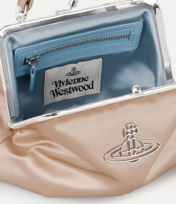 Handbags Women Vivienne Westwood Granny Frame Purse In 126VintagePinkSilverHardware