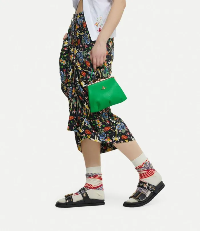Handbags Women Vivienne Westwood Granny Frame Purse In BrightGreen