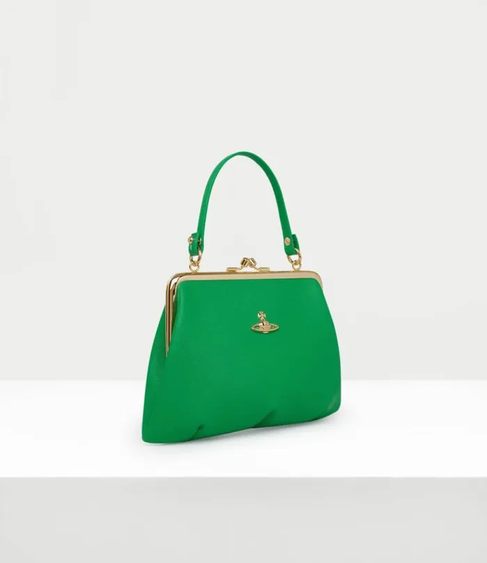Handbags Women Vivienne Westwood Granny Frame Purse In BrightGreen