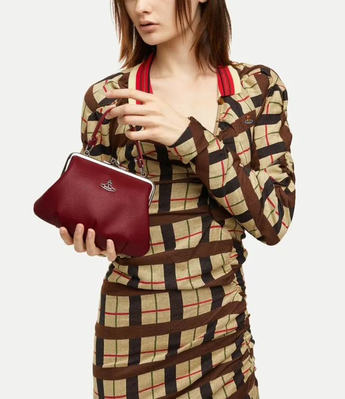 Handbags Women Vivienne Westwood Granny Frame Purse In Red