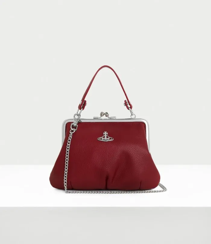 Handbags Women Vivienne Westwood Granny Frame Purse In Red