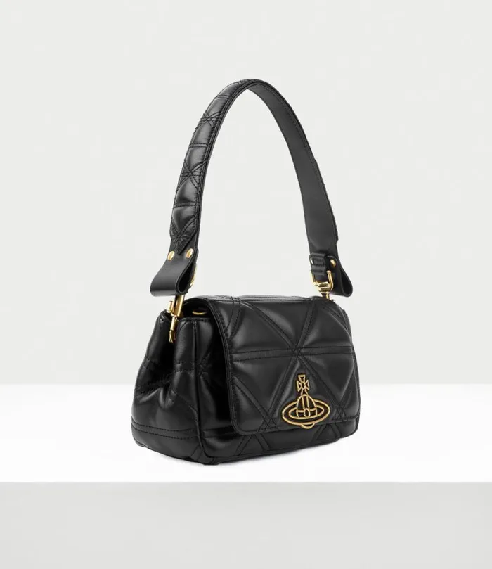 Handbags Women Vivienne Westwood Hazel Medium Handbag In Black