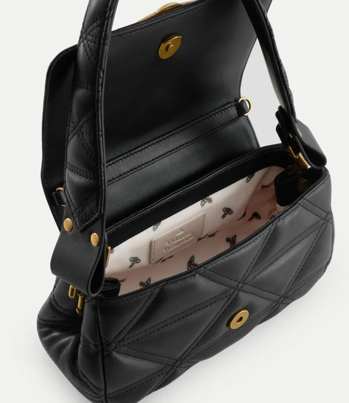 Handbags Women Vivienne Westwood Hazel Medium Handbag In Black