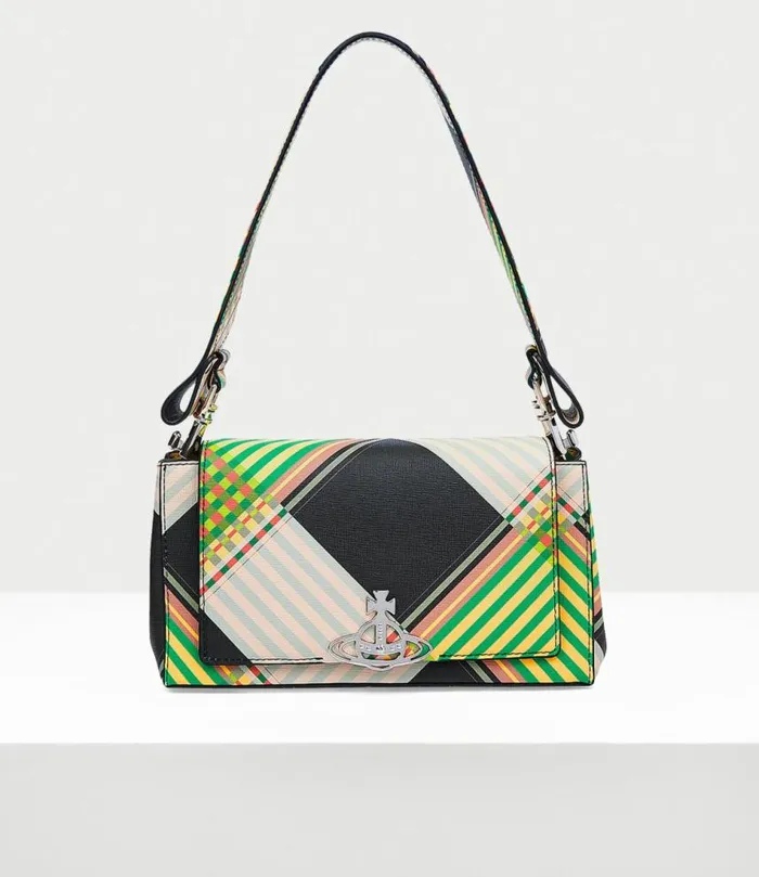 Handbags Women Vivienne Westwood Hazel Medium Handbag In CombatTartan