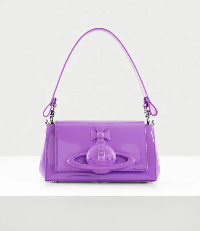Handbags Women Vivienne Westwood Hazel Medium Handbag In Purple